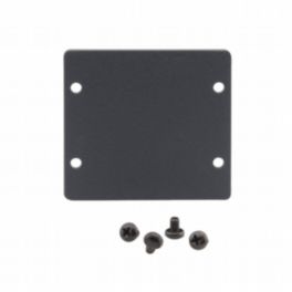 Kramer W-2BLANK (B) Wall Plate Insert - Double Blank Slot Cover Plate - Black